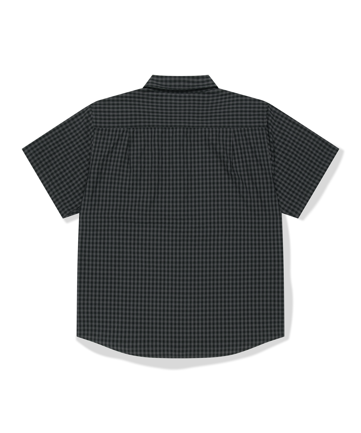 위캔더스(WKNDRS) GINGHAM CHECK SHIRT (BLACK)