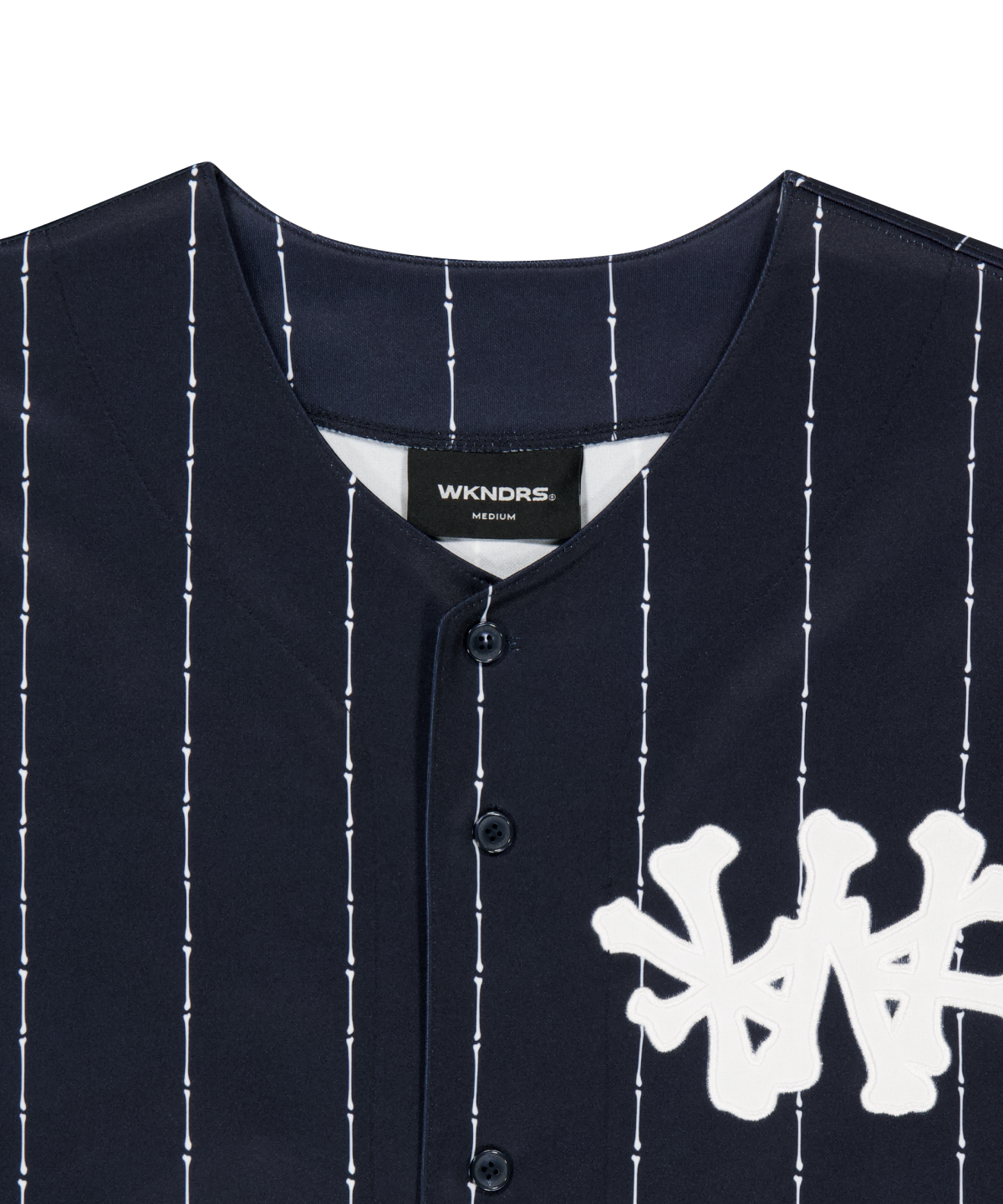 위캔더스(WKNDRS) BONE LEAGUE JERSEY (NAVY)
