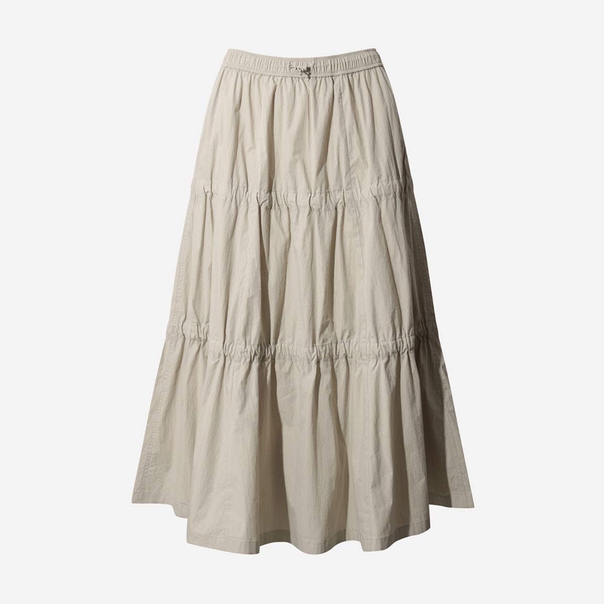 디오디(DOD) 여성) 코나 티어드 스커트(BEIGE)