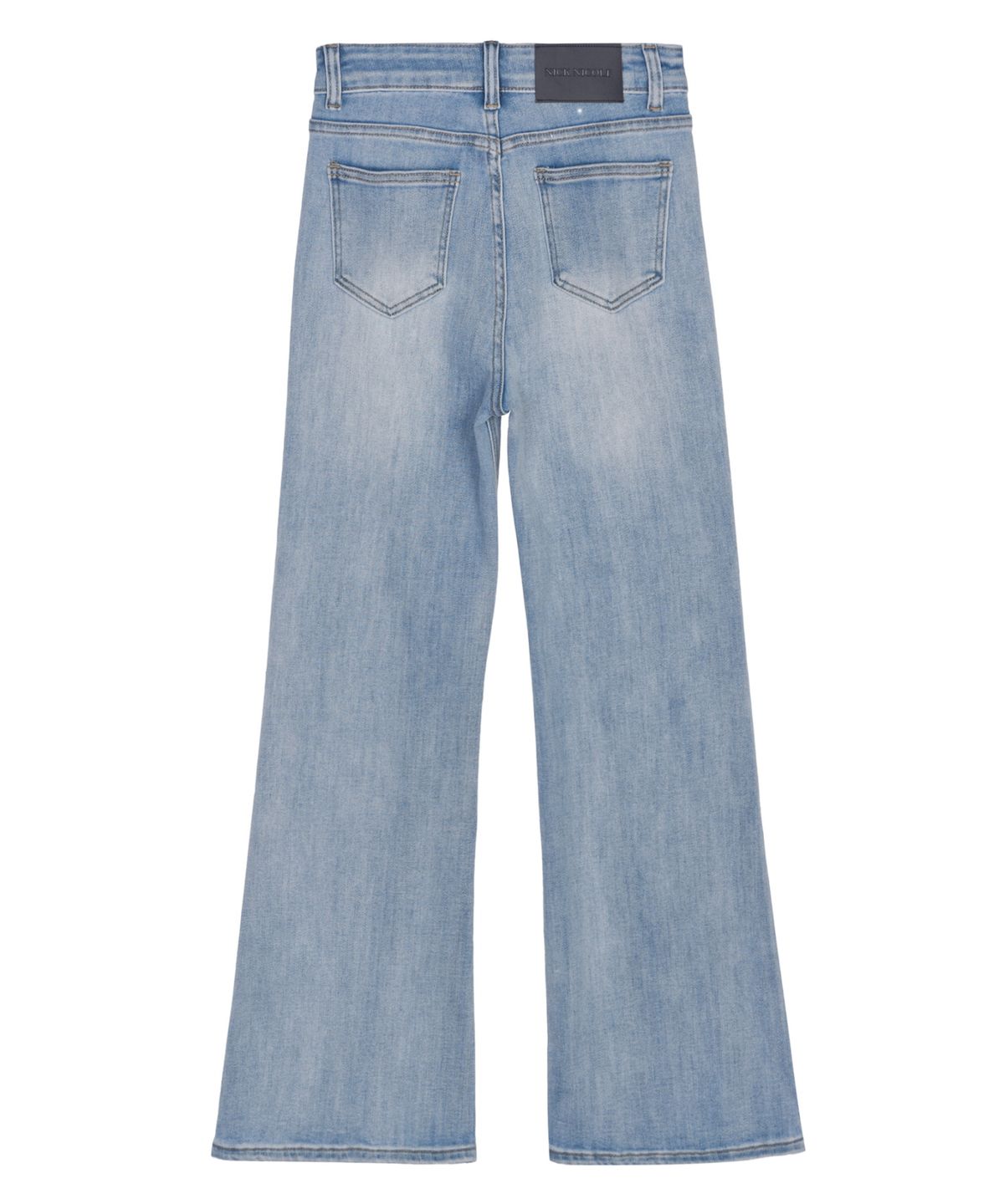 닉앤니콜(NICK&NICOLE) REFINED SEMI FLARE DENIM PANTS_BLUE