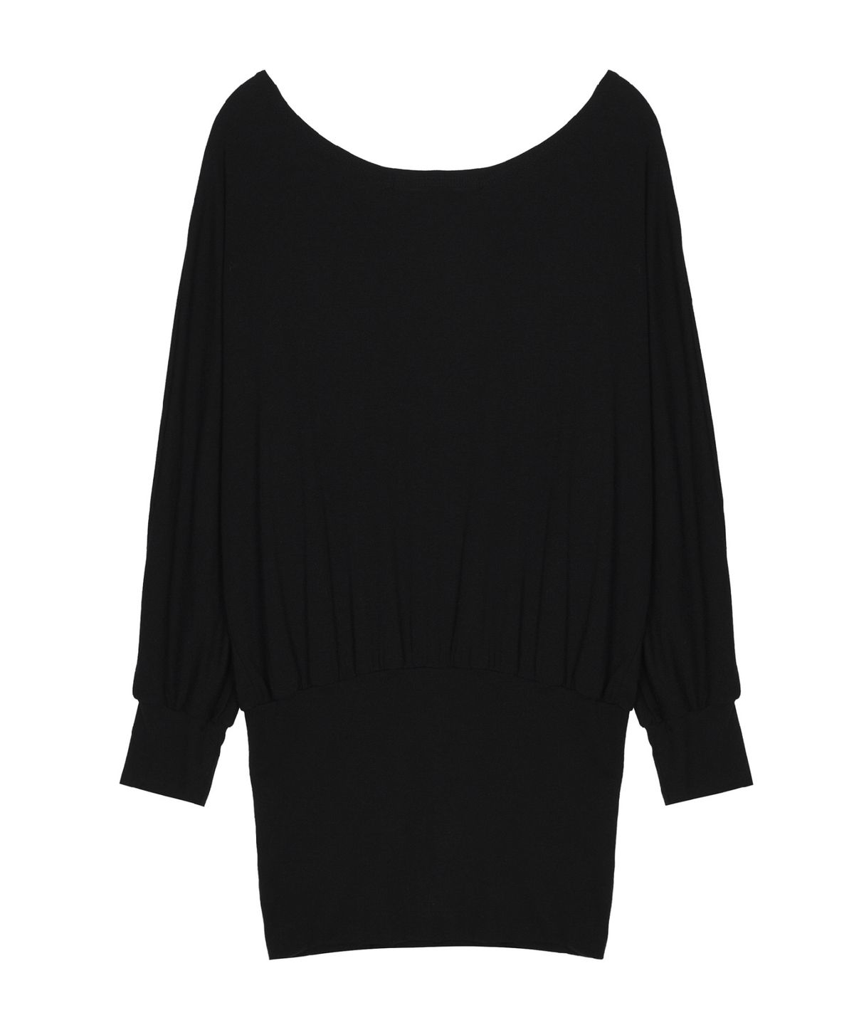 닉앤니콜(NICK&NICOLE) ASYMMETRIC OFF SHOULDER DRESS_BLACK