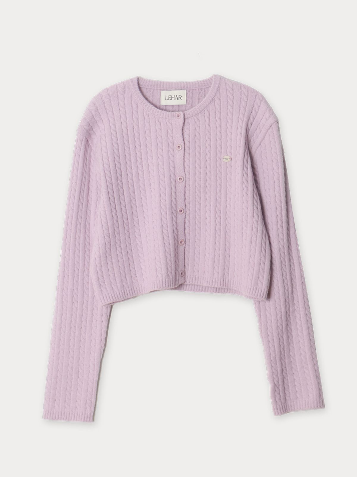 메종르하르(MAISONLEHAR) 샤베트꽈배기니트가디건 4color
