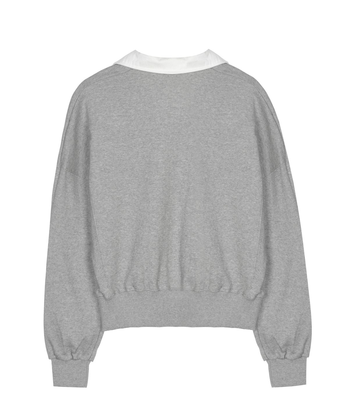 닉앤니콜(NICK&NICOLE) BUTTERFLY COLLAR SWEATSHIRT_GRAY