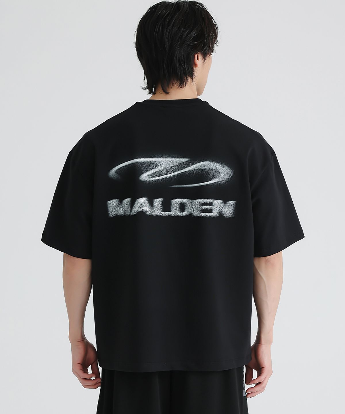 몰든(MALDEN) 노이즈 그래픽 오버핏 티셔츠