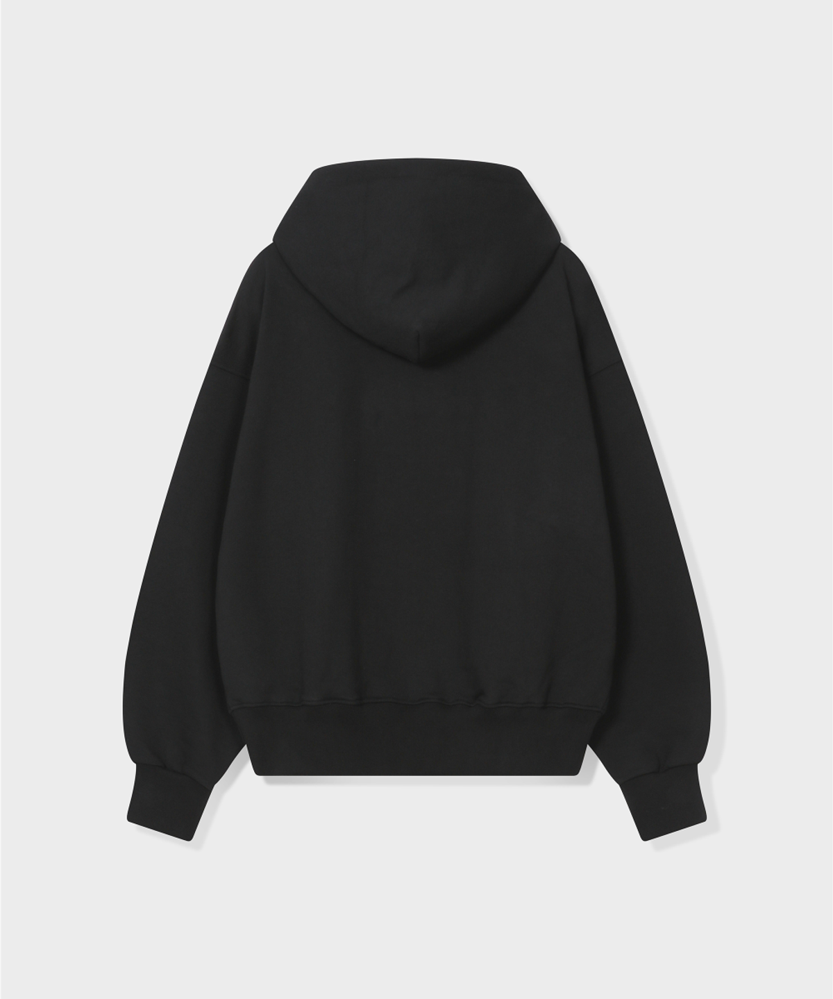 글런든(GRUNDEN) DOT LOGO APPLIQUE HOODIE (BLACK)