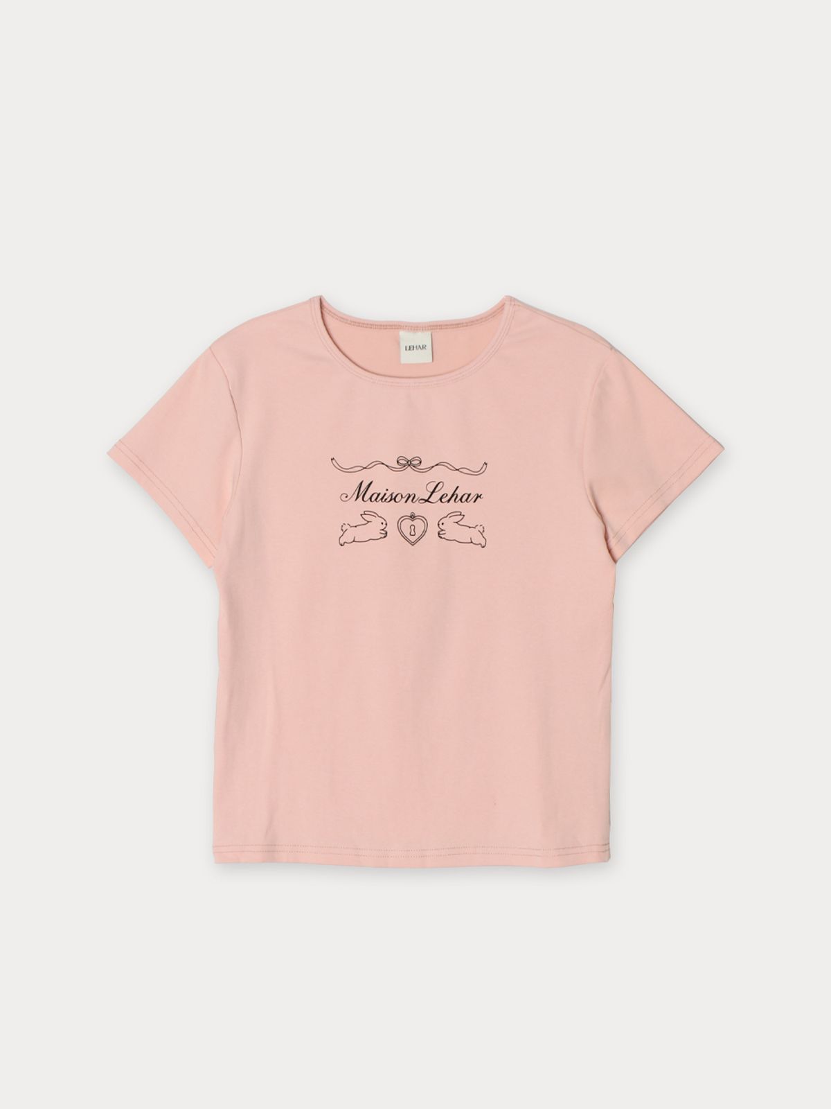 메종르하르(MAISONLEHAR) 트윈래빗반팔티셔츠 3color