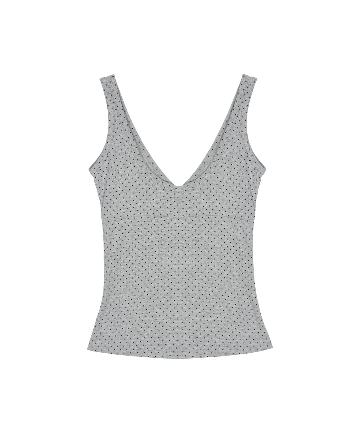 닉앤니콜(NICK&NICOLE) DOT SLEEVELESS TOP_GRAY