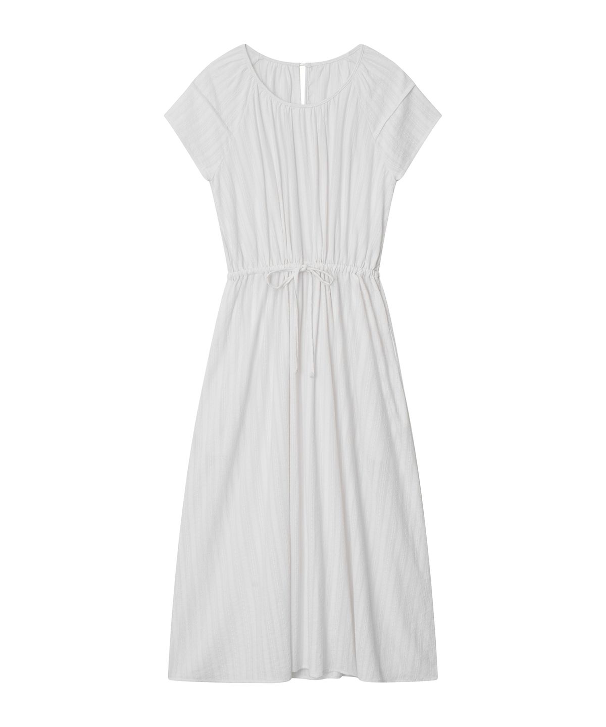 마롯(MARROT) Raglan Dobby Cotton Dress_White