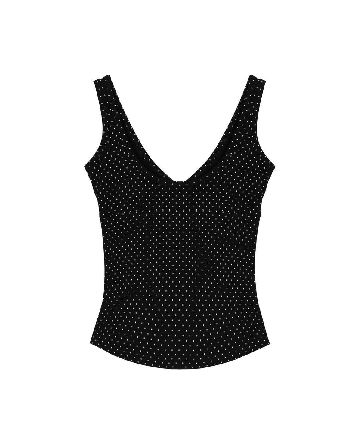 닉앤니콜(NICK&NICOLE) DOT SLEEVELESS TOP_BLACK