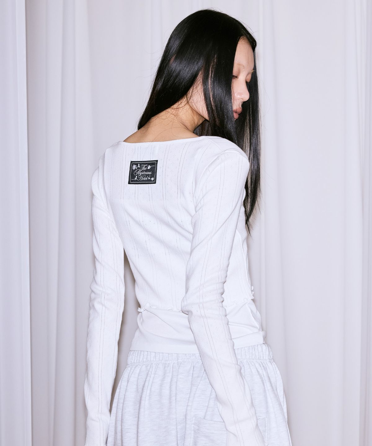 미스테리어스호텔(THE MYSTERIOUS HOTEL) BABY BUTTON-UP CD [IVORY]