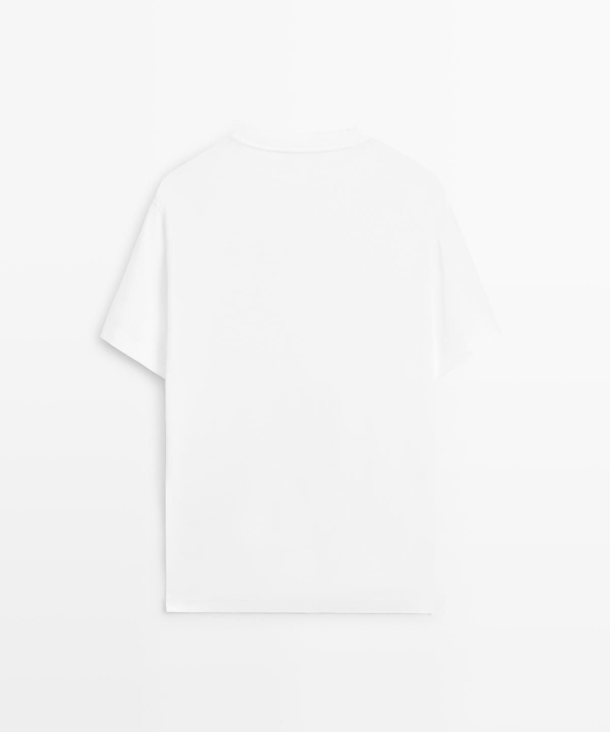 마시모두띠(MASSIMO DUTTI) 100% 코튼 반팔 티셔츠