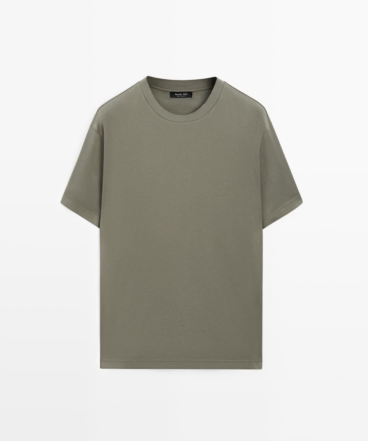 마시모두띠(MASSIMO DUTTI) 100% 코튼 반팔 티셔츠