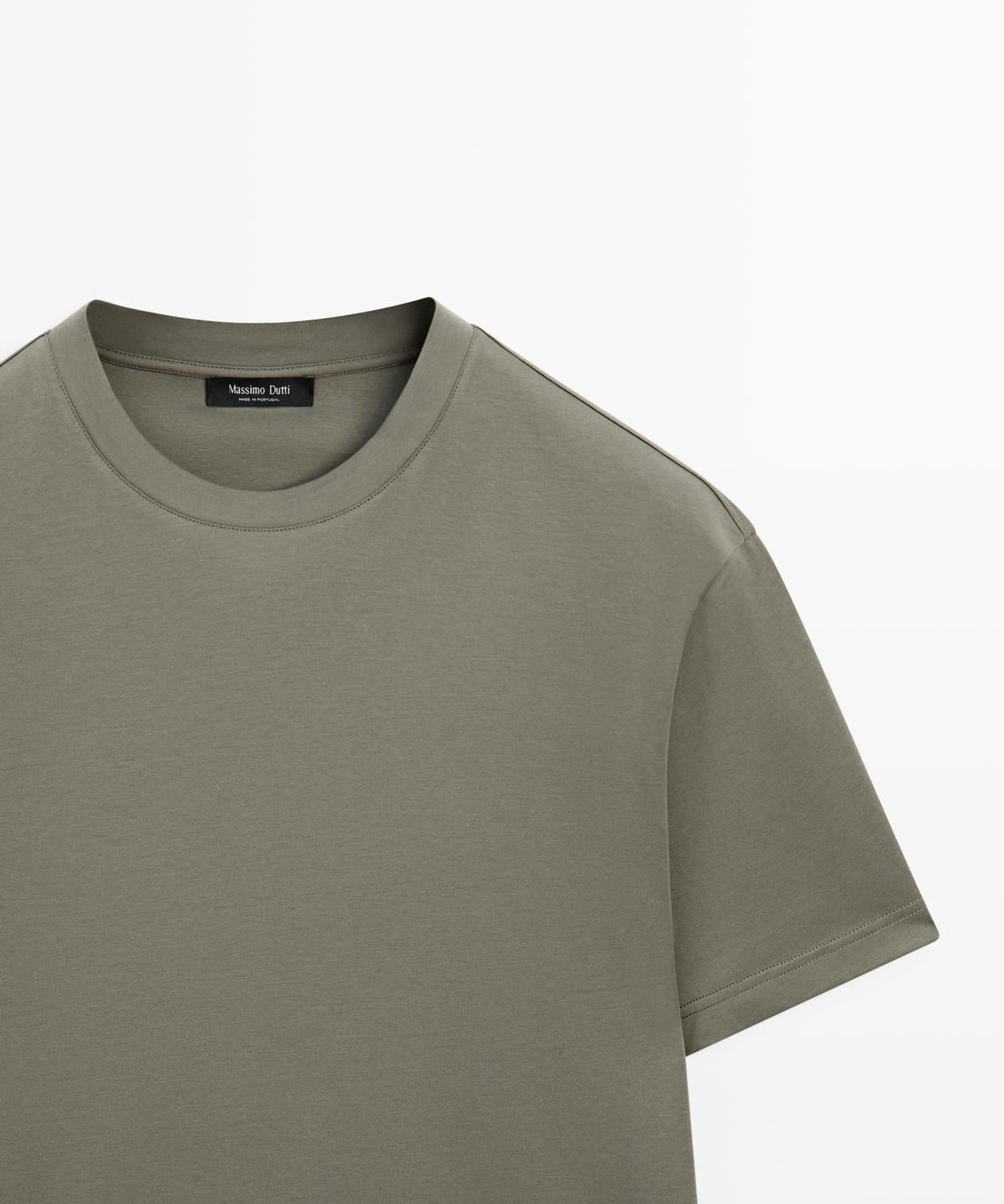 마시모두띠(MASSIMO DUTTI) 100% 코튼 반팔 티셔츠