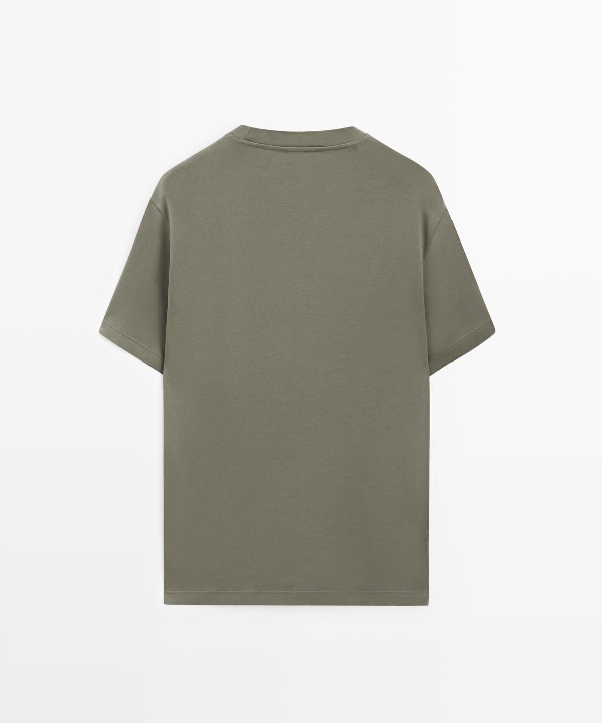 마시모두띠(MASSIMO DUTTI) 100% 코튼 반팔 티셔츠