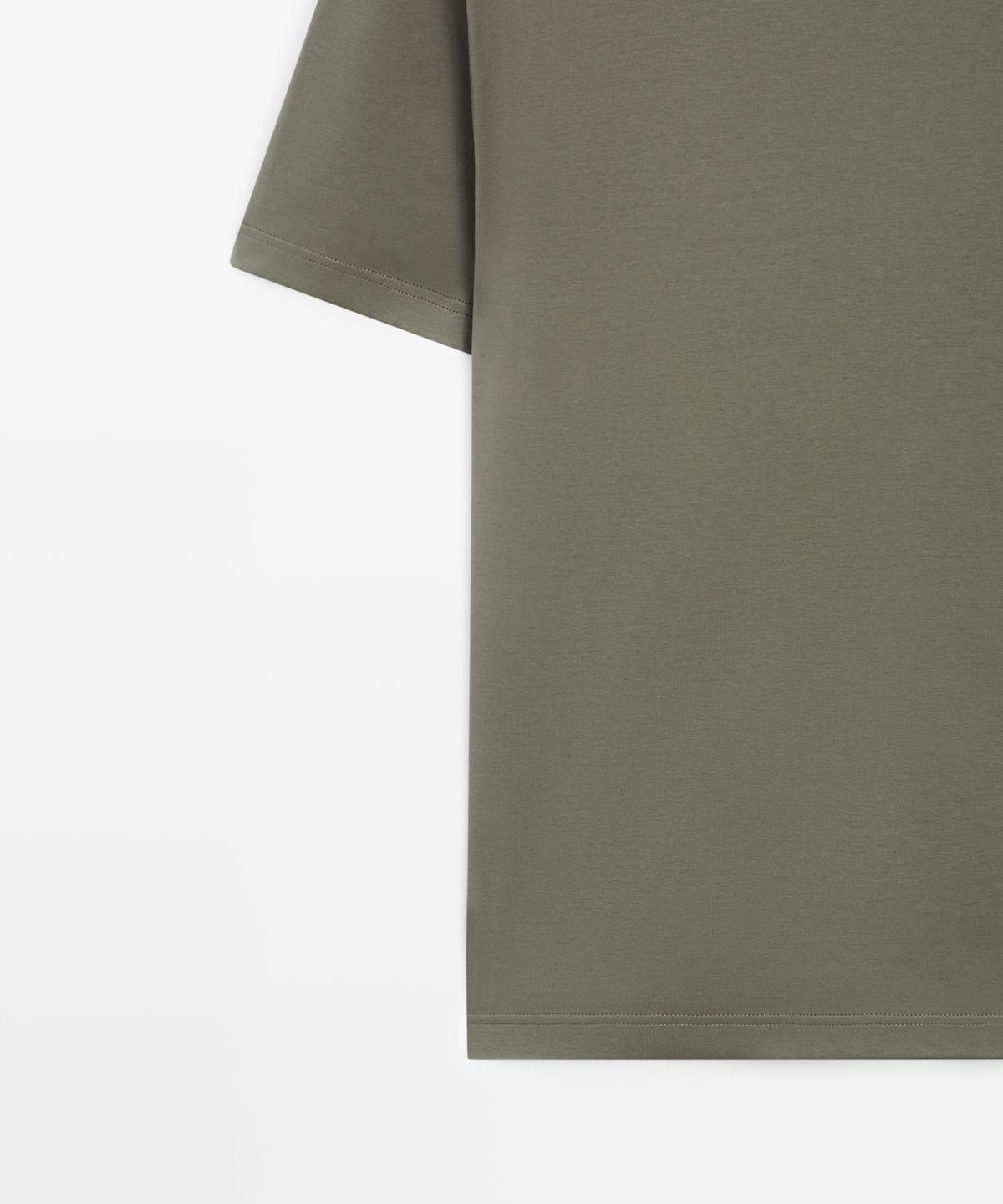 마시모두띠(MASSIMO DUTTI) 100% 코튼 반팔 티셔츠