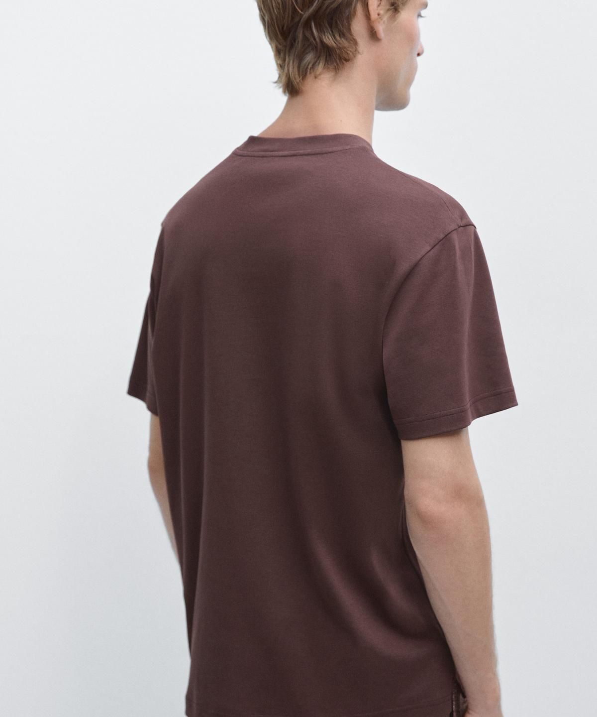 마시모두띠(MASSIMO DUTTI) 100% 코튼 반팔 티셔츠