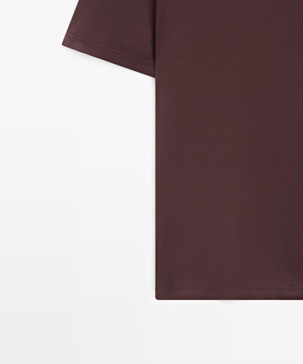마시모두띠(MASSIMO DUTTI) 100% 코튼 반팔 티셔츠