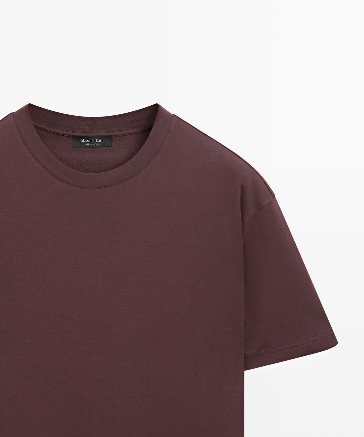 마시모두띠(MASSIMO DUTTI) 100% 코튼 반팔 티셔츠