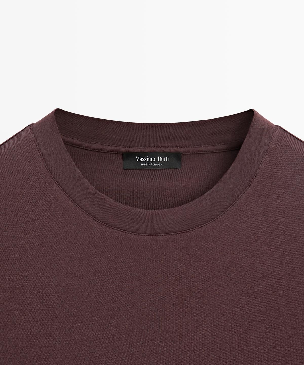 마시모두띠(MASSIMO DUTTI) 100% 코튼 반팔 티셔츠