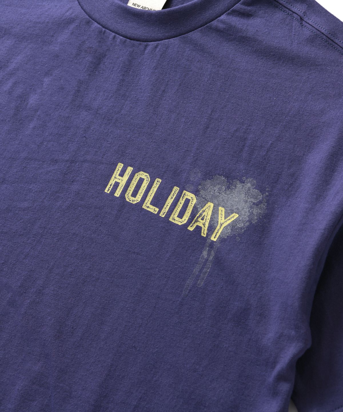 아모우(AMOU) HOLIDAY Half T- Shirts Purple