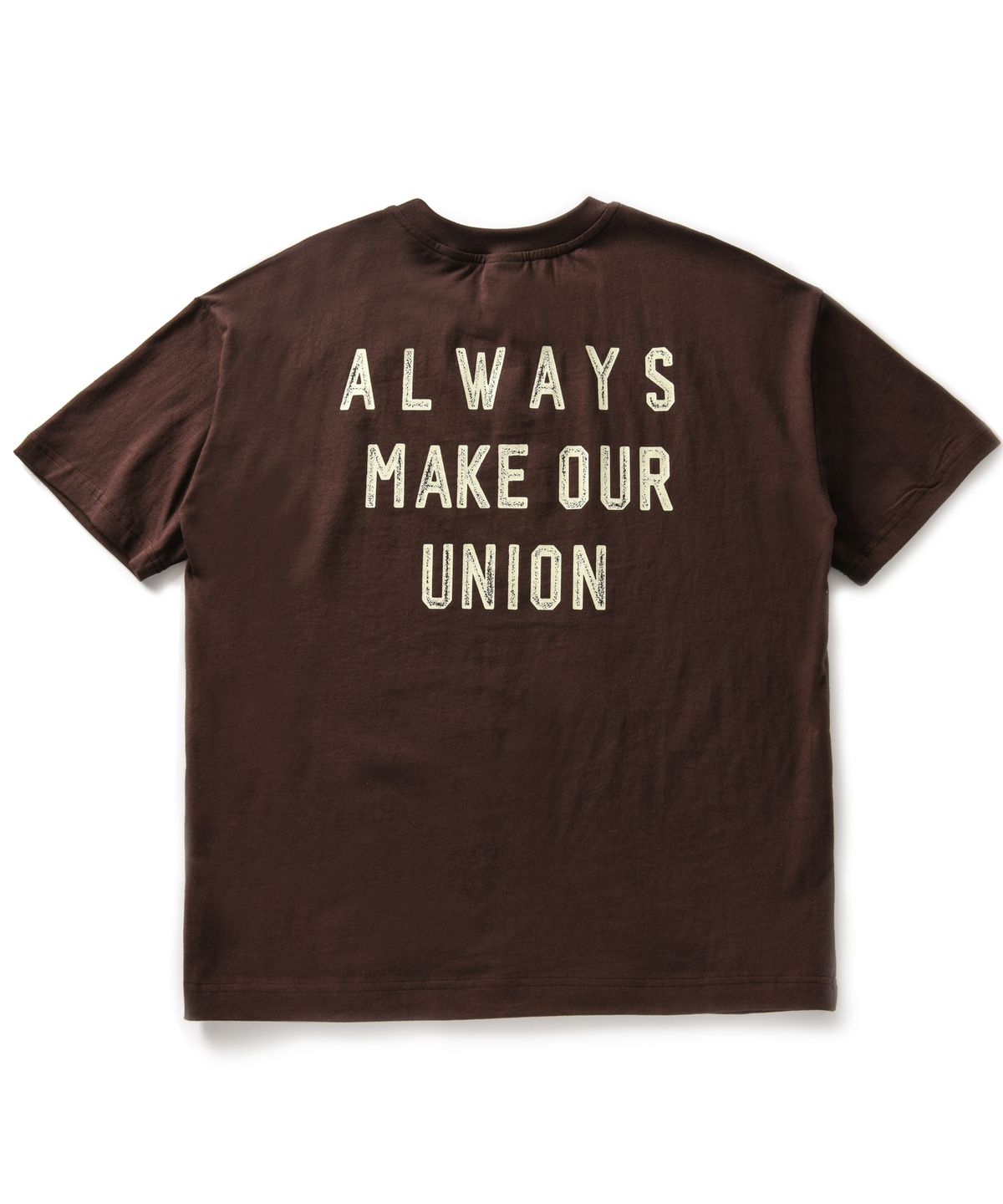 아모우(AMOU) HOLIDAY Half T-Shirts Brown