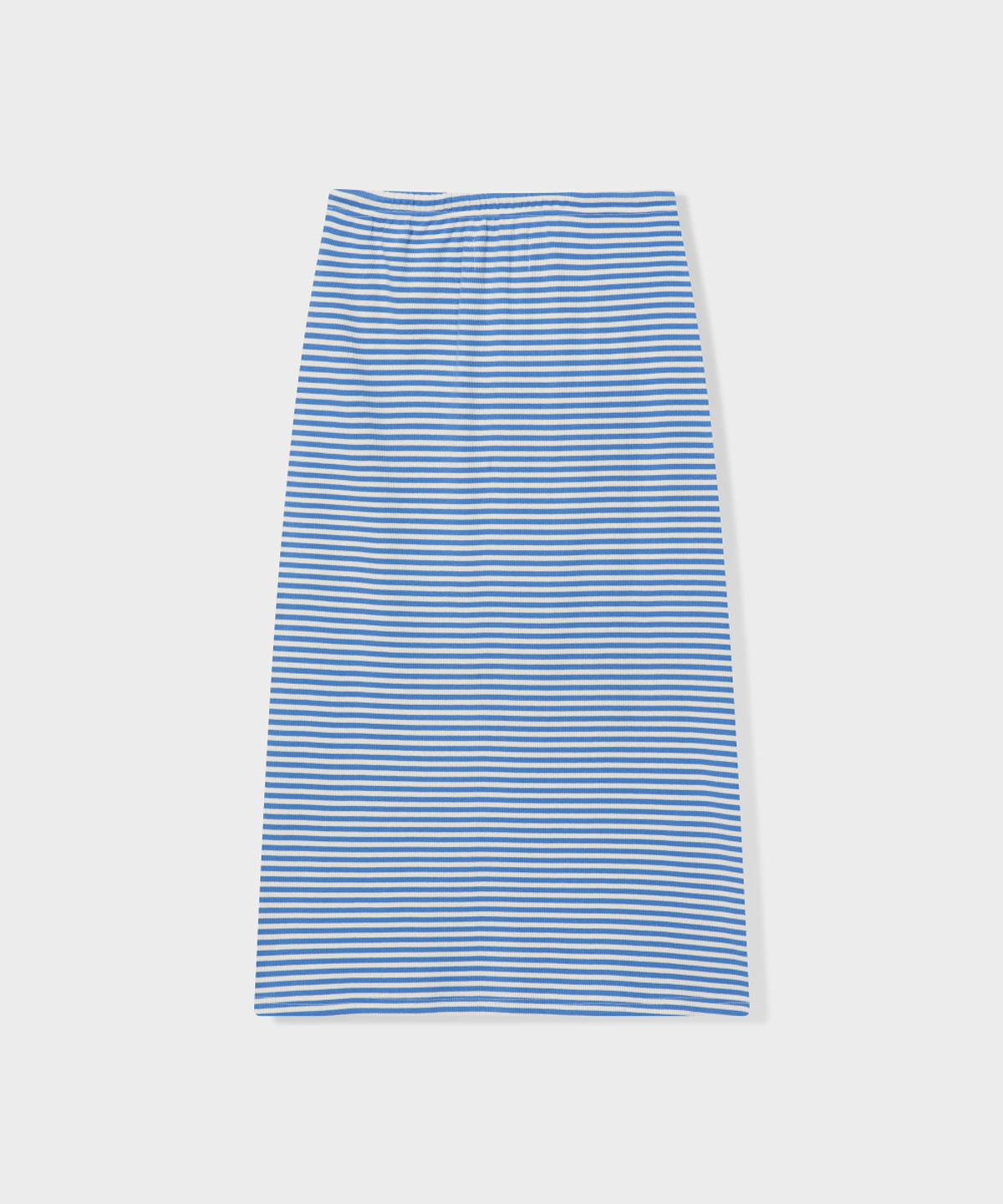 글런든(GRUNDEN) STRIPE LOGO SKIRT (BLUE)