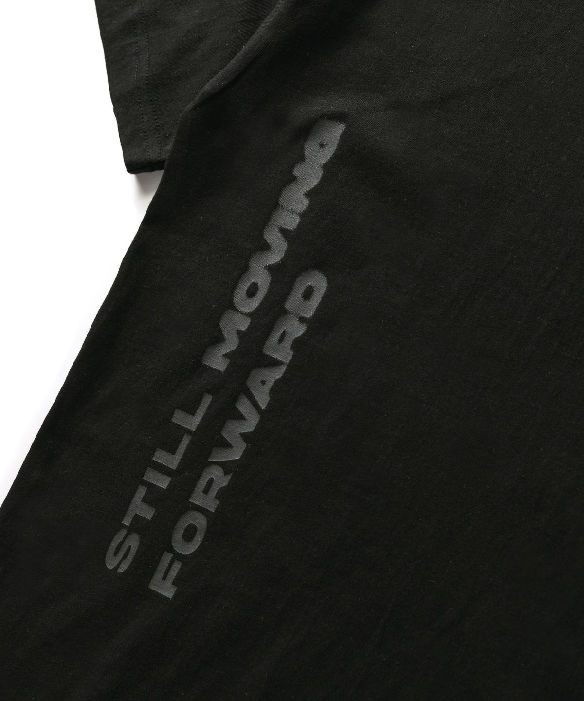 아모우(AMOU) Motion Half T-Shirts Black