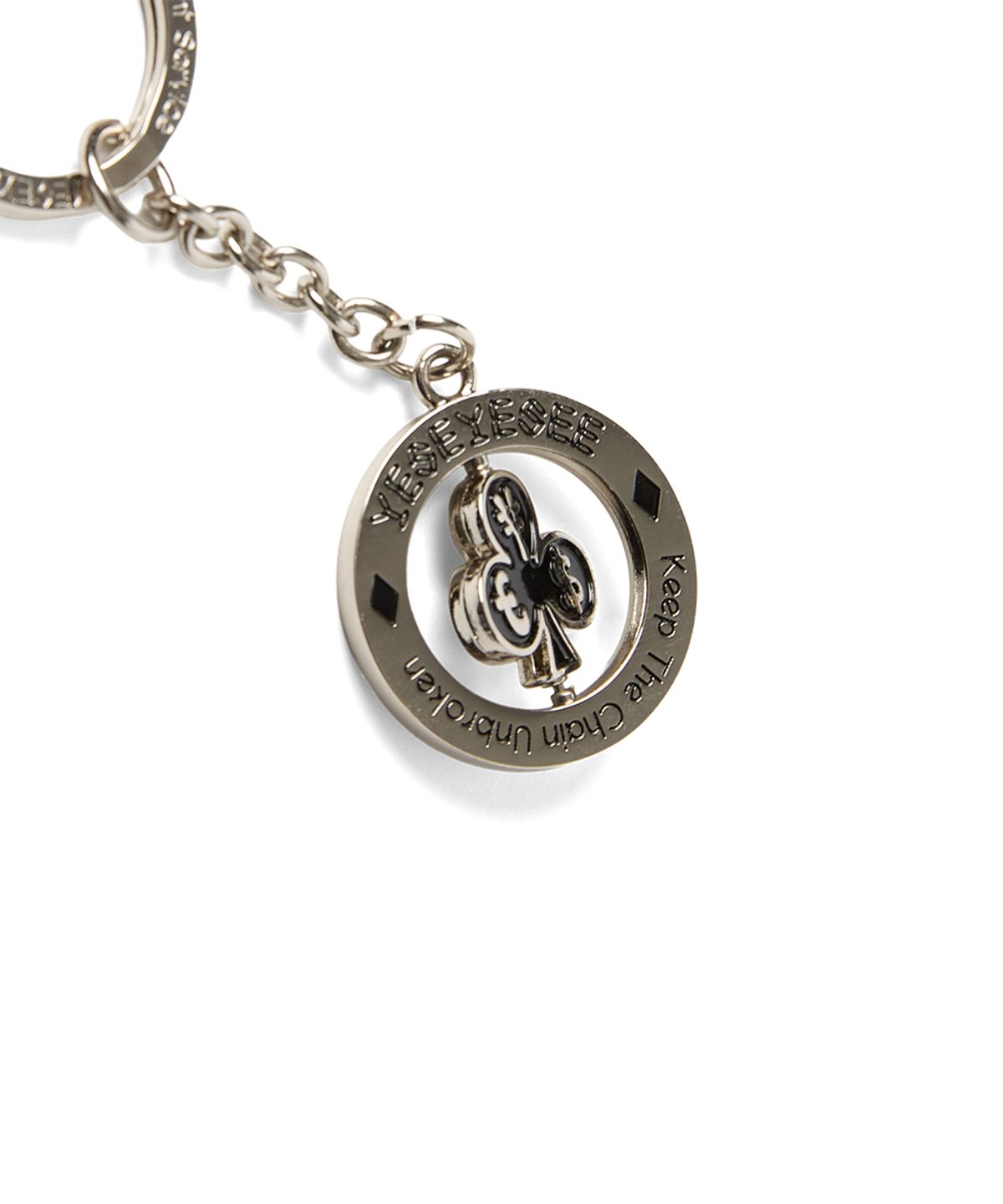 예스아이씨(YESEYESEE) Rotary Key-chain Silver