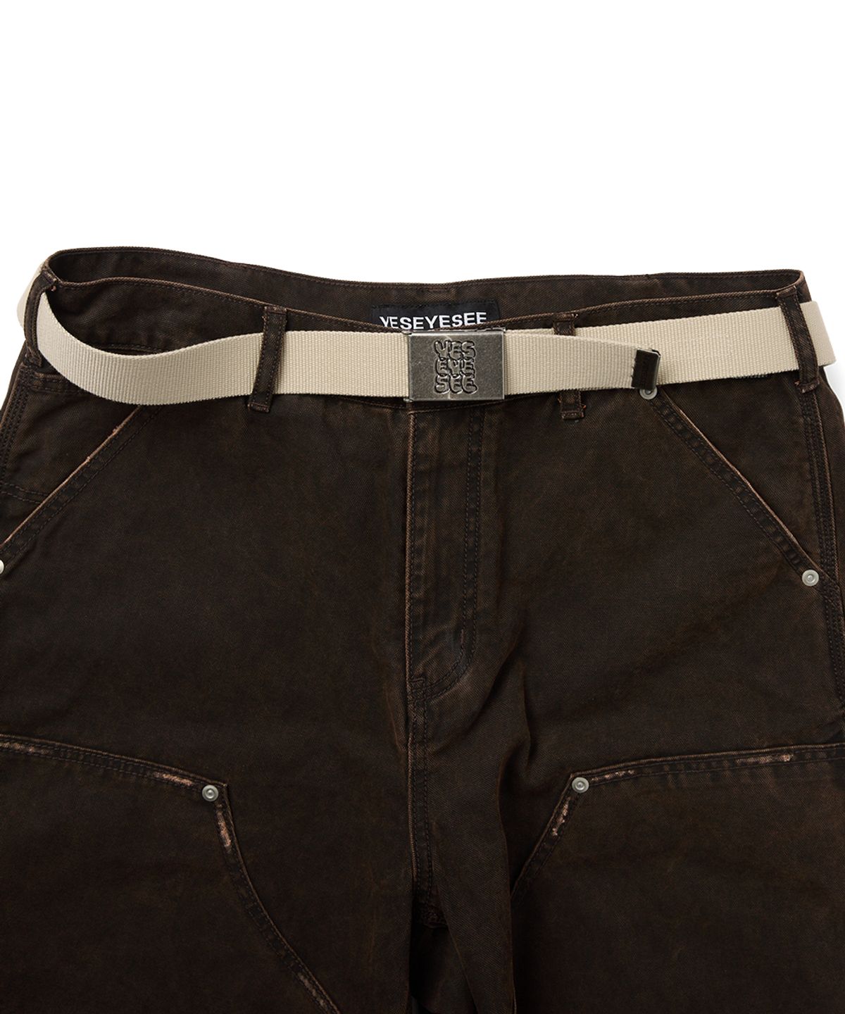 예스아이씨(YESEYESEE) Y.E.S Web Belt Beige