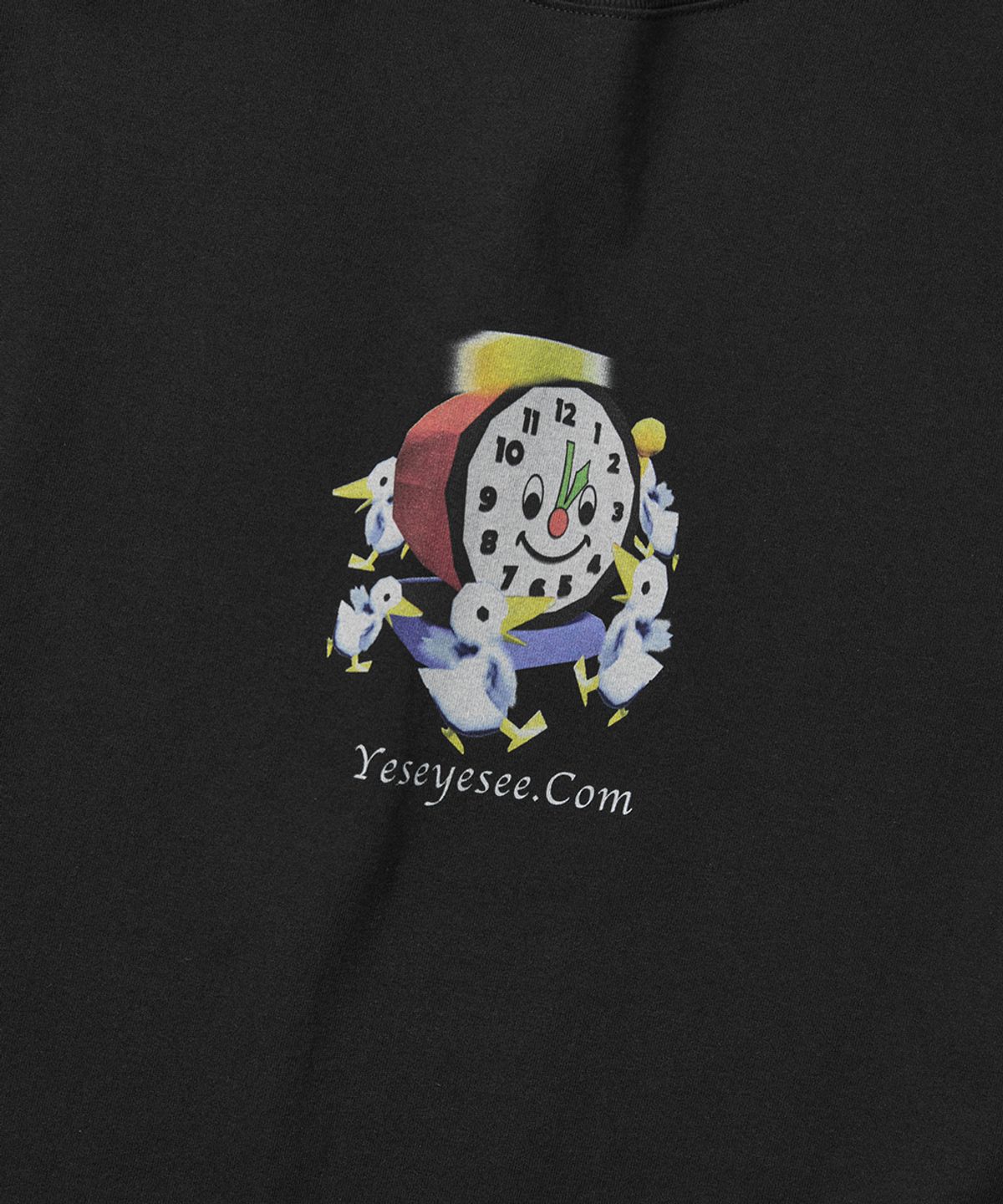 예스아이씨(YESEYESEE) Y.E.S Wake up Tee Black