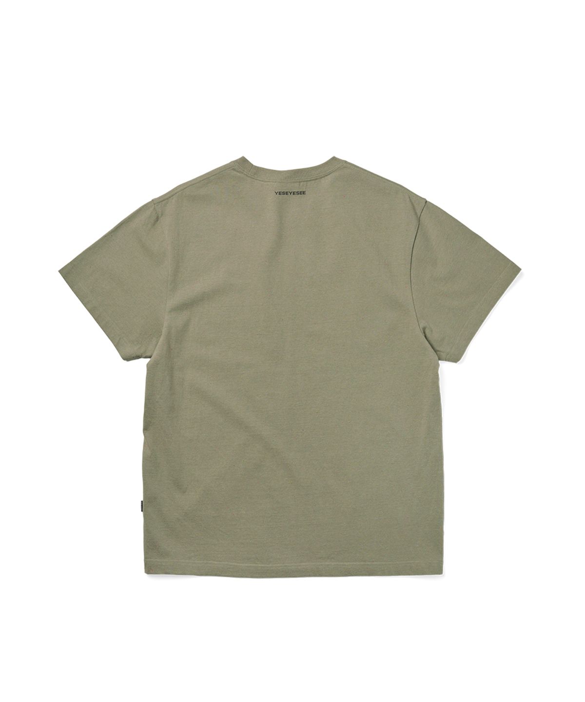 예스아이씨(YESEYESEE) Y.E.S Split Tee Khaki