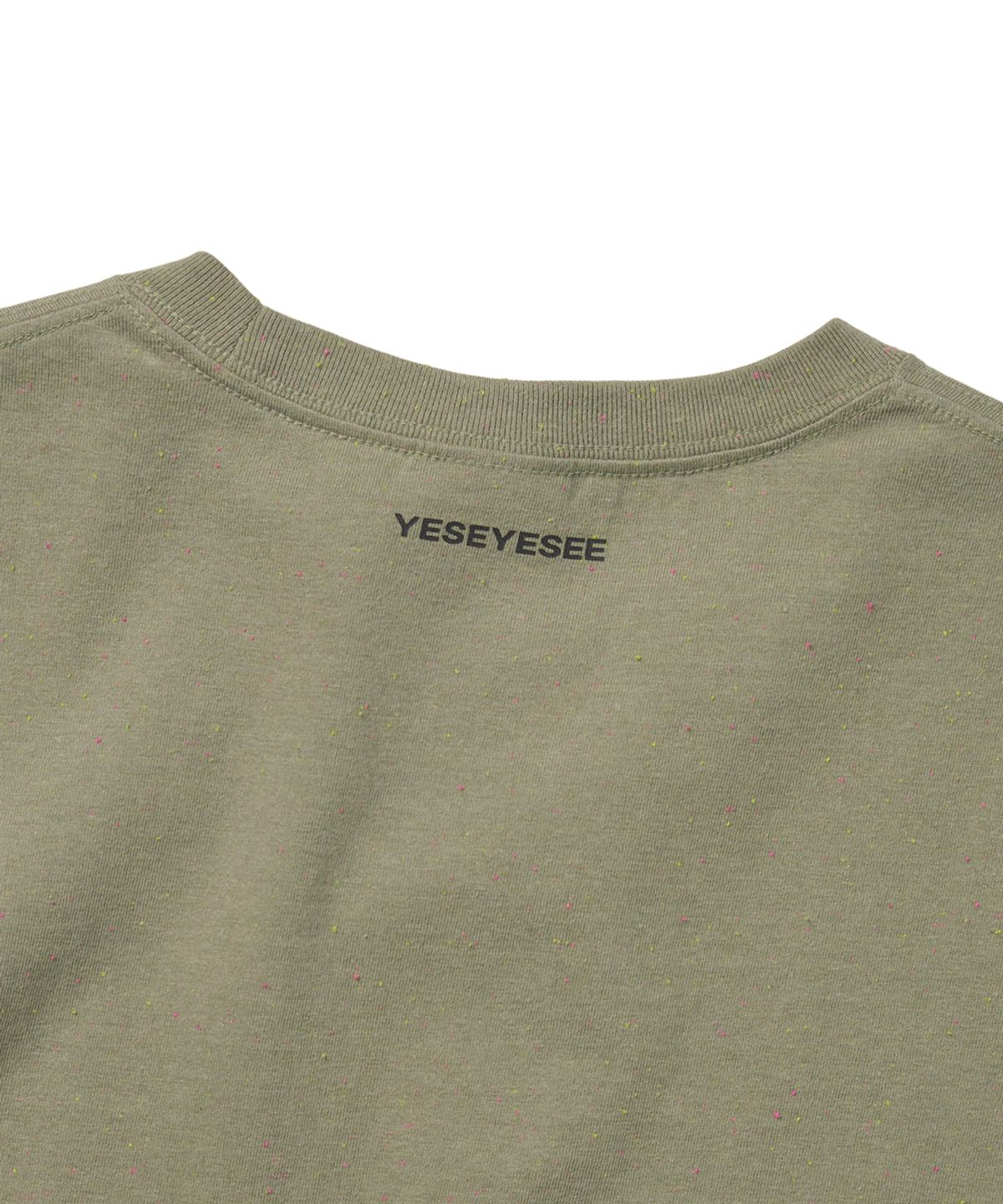 예스아이씨(YESEYESEE) Y.E.S Split Tee Khaki