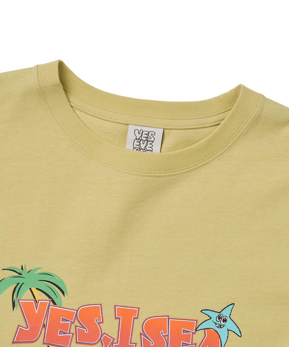 예스아이씨(YESEYESEE) Yes I Sea Tee Light Mustard