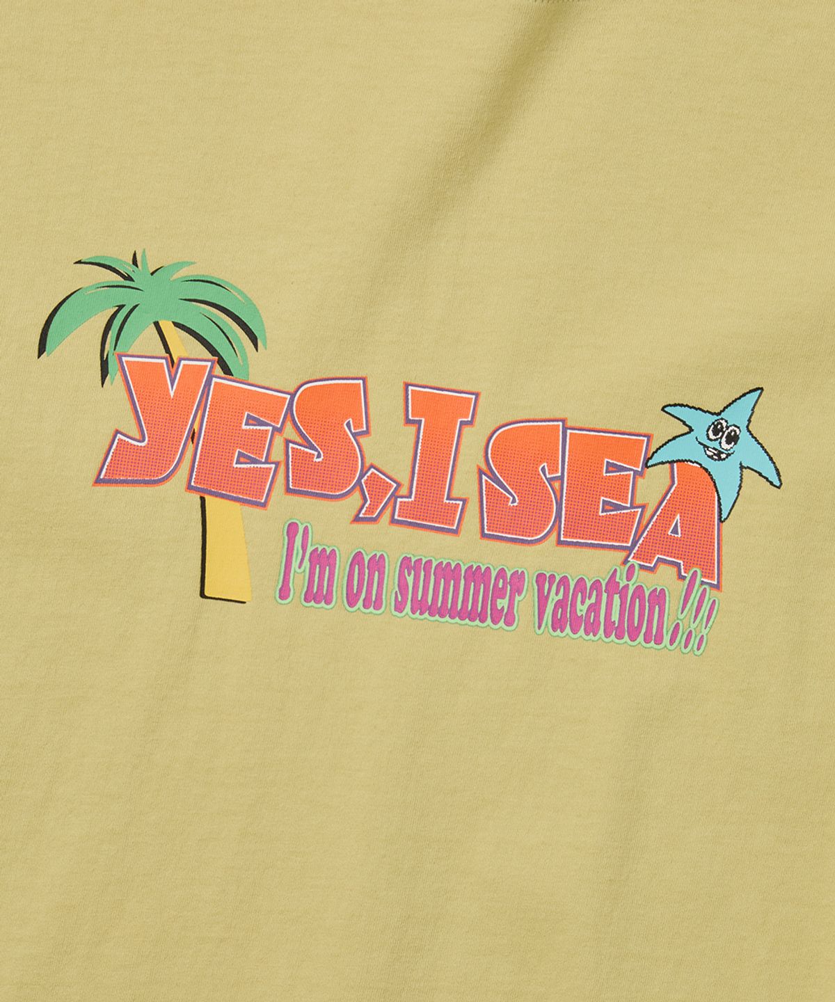 예스아이씨(YESEYESEE) Yes I Sea Tee Light Mustard