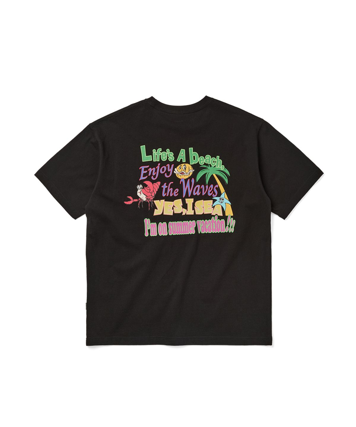 예스아이씨(YESEYESEE) Yes I Sea Tee Black