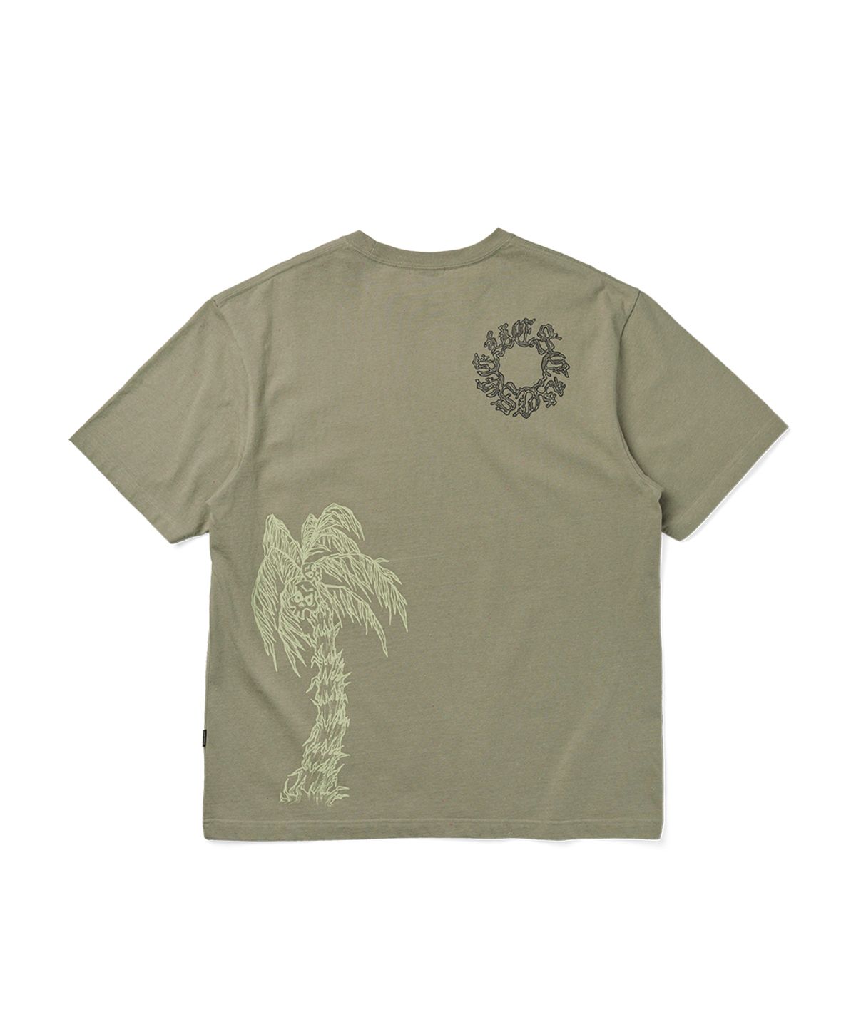예스아이씨(YESEYESEE) Y.E.S Spikewave Tee Khaki