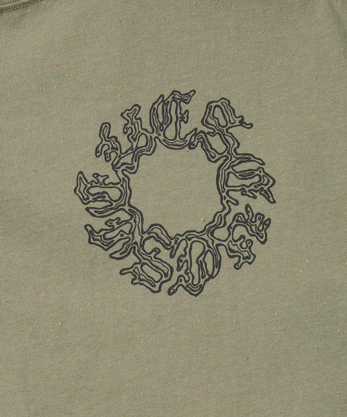 예스아이씨(YESEYESEE) Y.E.S Spikewave Tee Khaki