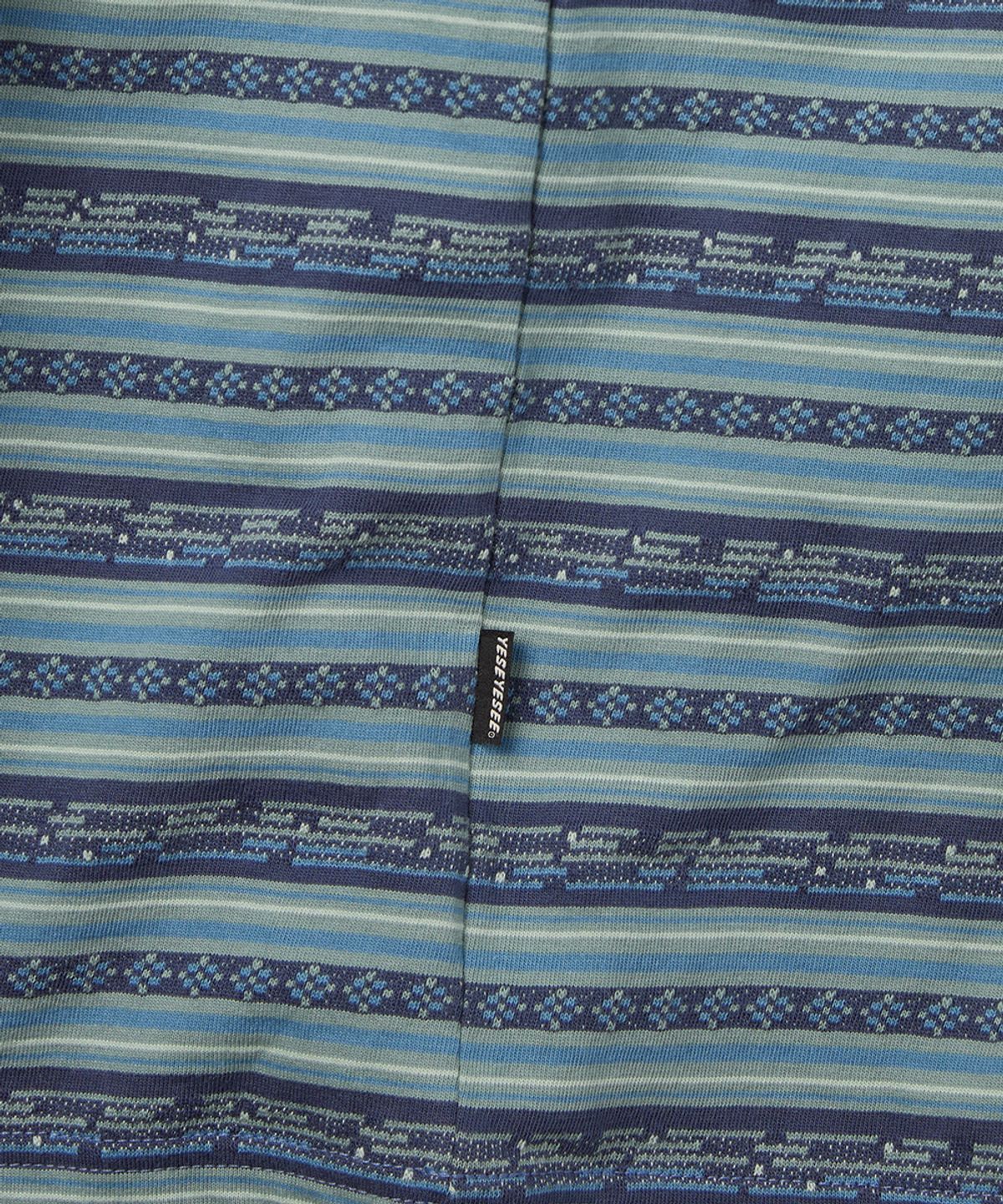 예스아이씨(YESEYESEE) Y.E.S Jacquard Stripe Tee Blue