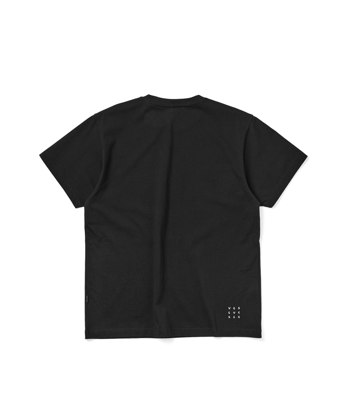예스아이씨(YESEYESEE) C-Logo Dot Tee Black