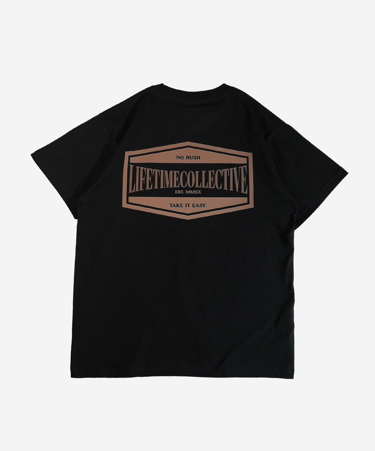라이프타임콜렉티브(LIFETIMECOLLECTIVE) 킥백 그래픽 티셔츠 KICKBACK  블랙