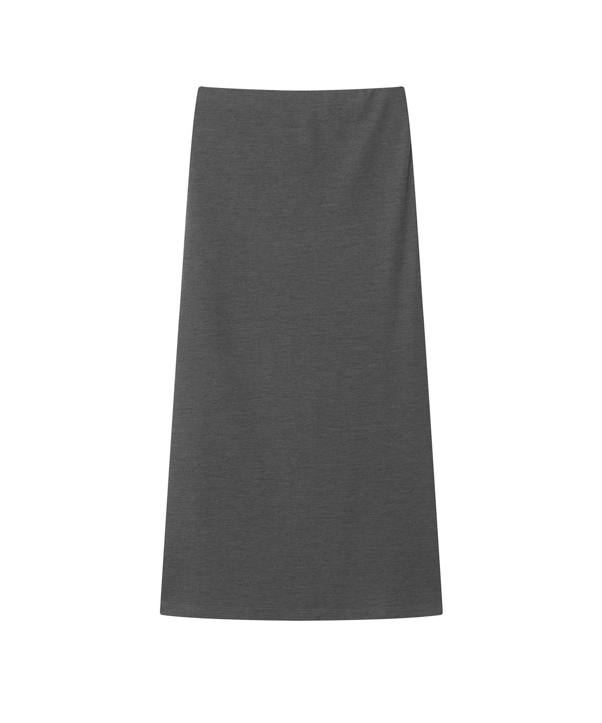 마롯(MARROT) See-through Banding Skirt_Charcoal