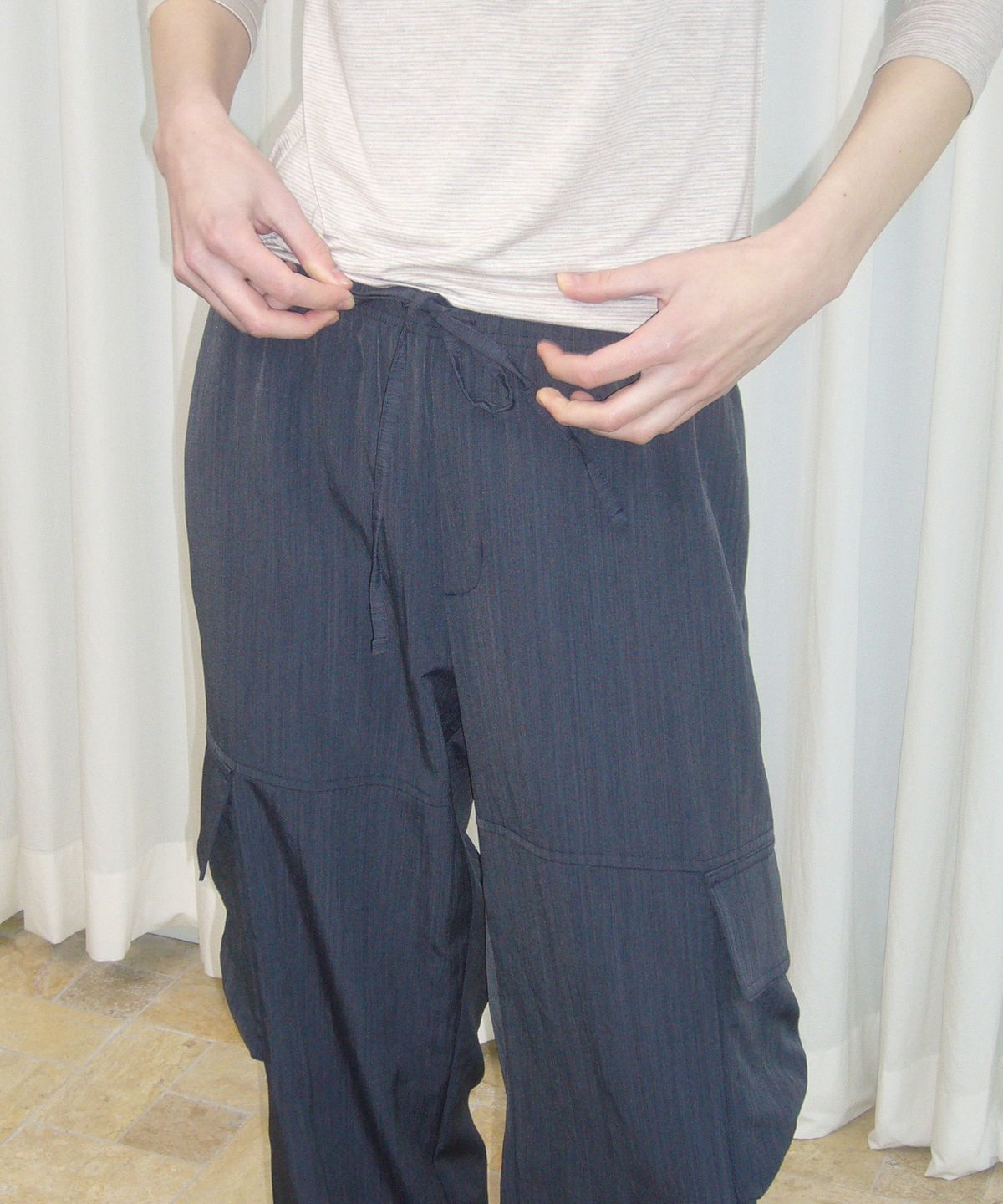 포에브(POEV) Hazy Cargo Pants - Navy