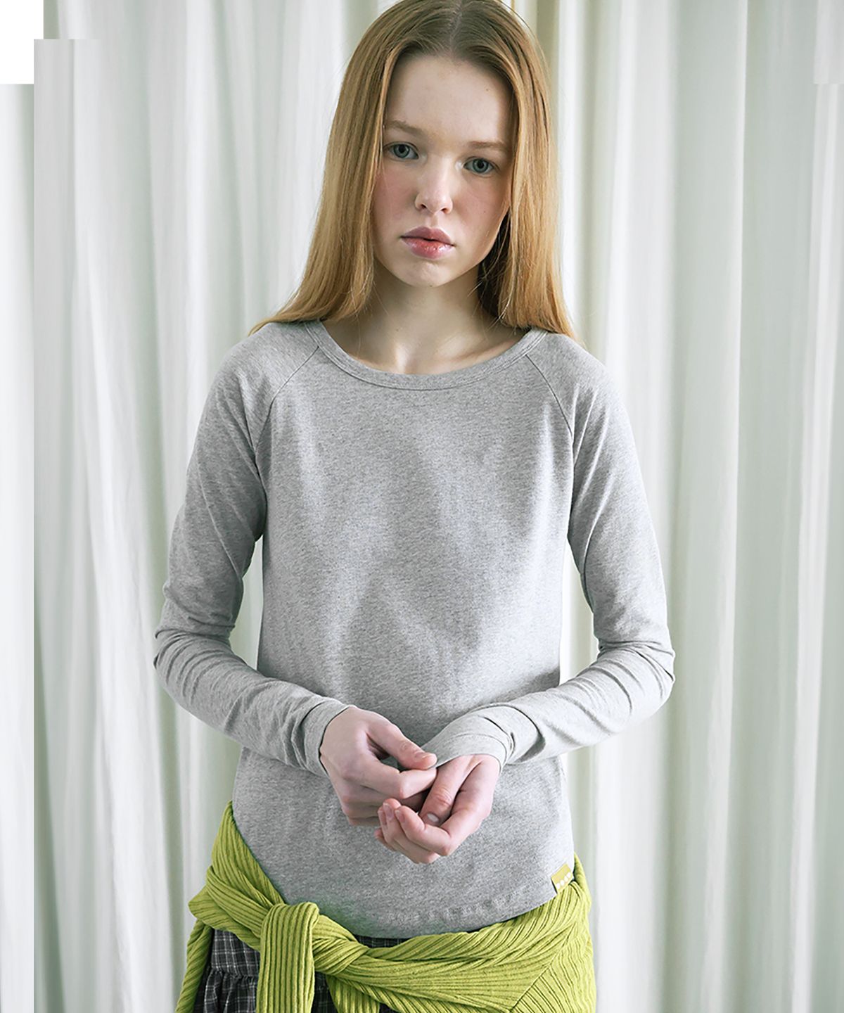 포에브(POEV) Solid Raglan Top [5 Color]