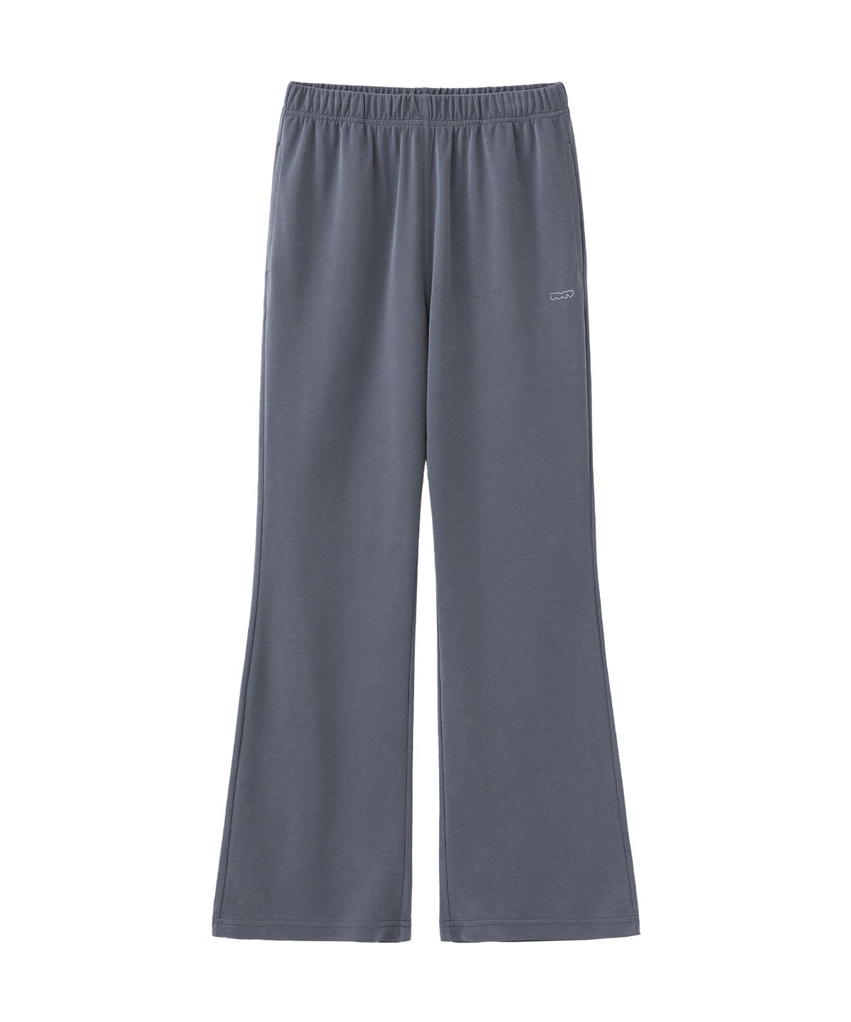 포에브(POEV) Relaxed-Fit Layered Skirt Pants - Dark Navy