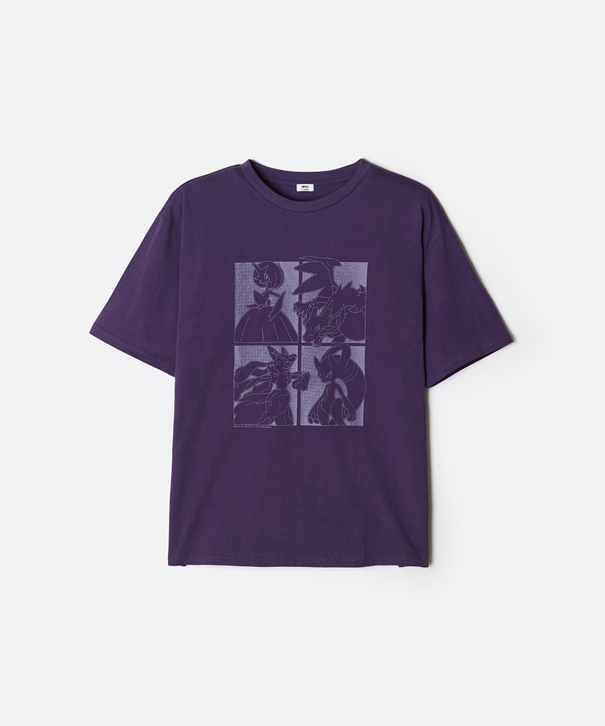 스파오(SPAO) [포켓몬] 반팔 티셔츠(PURPLE)_SPRLG25U11