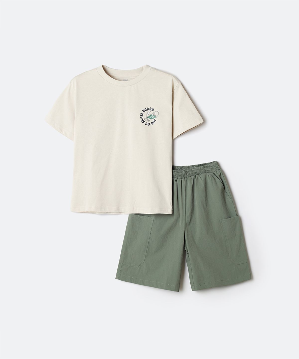 스파오 키즈(SPAO KIDS) [키즈][COOL] 스케이트보드 상하세트_SPSMG24KU1