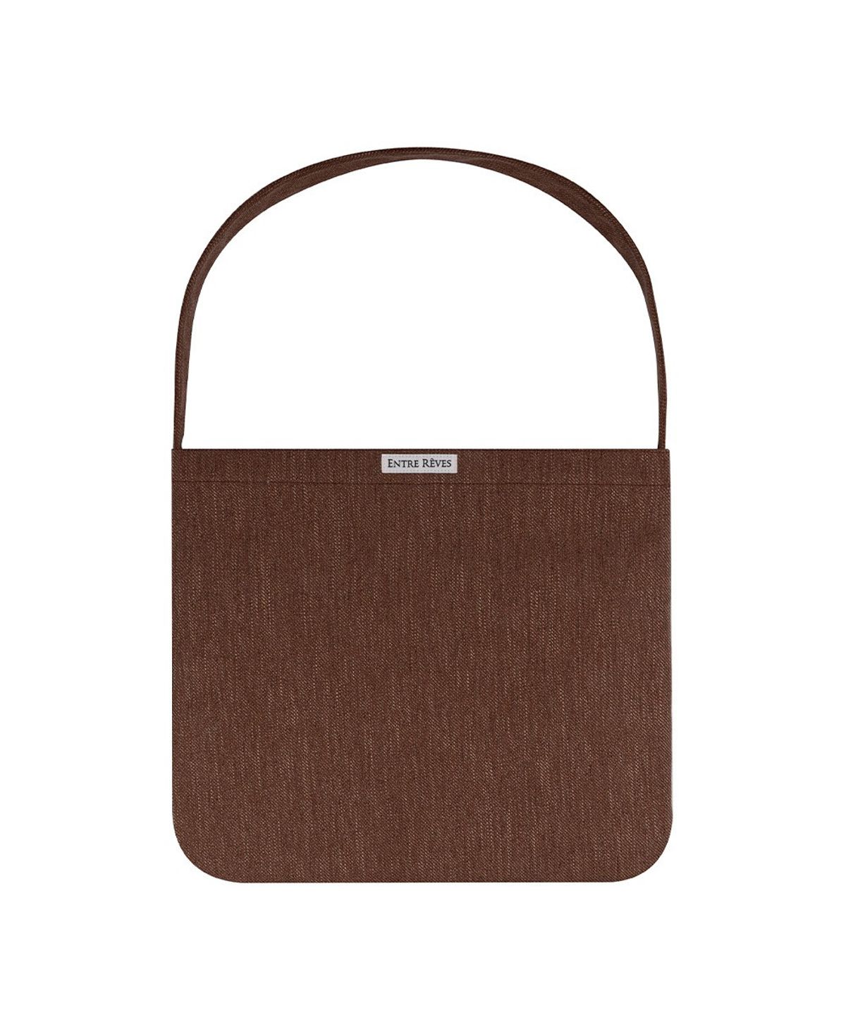 앙트레브(ENTRE REVES) ECO BAG BROWN DAY