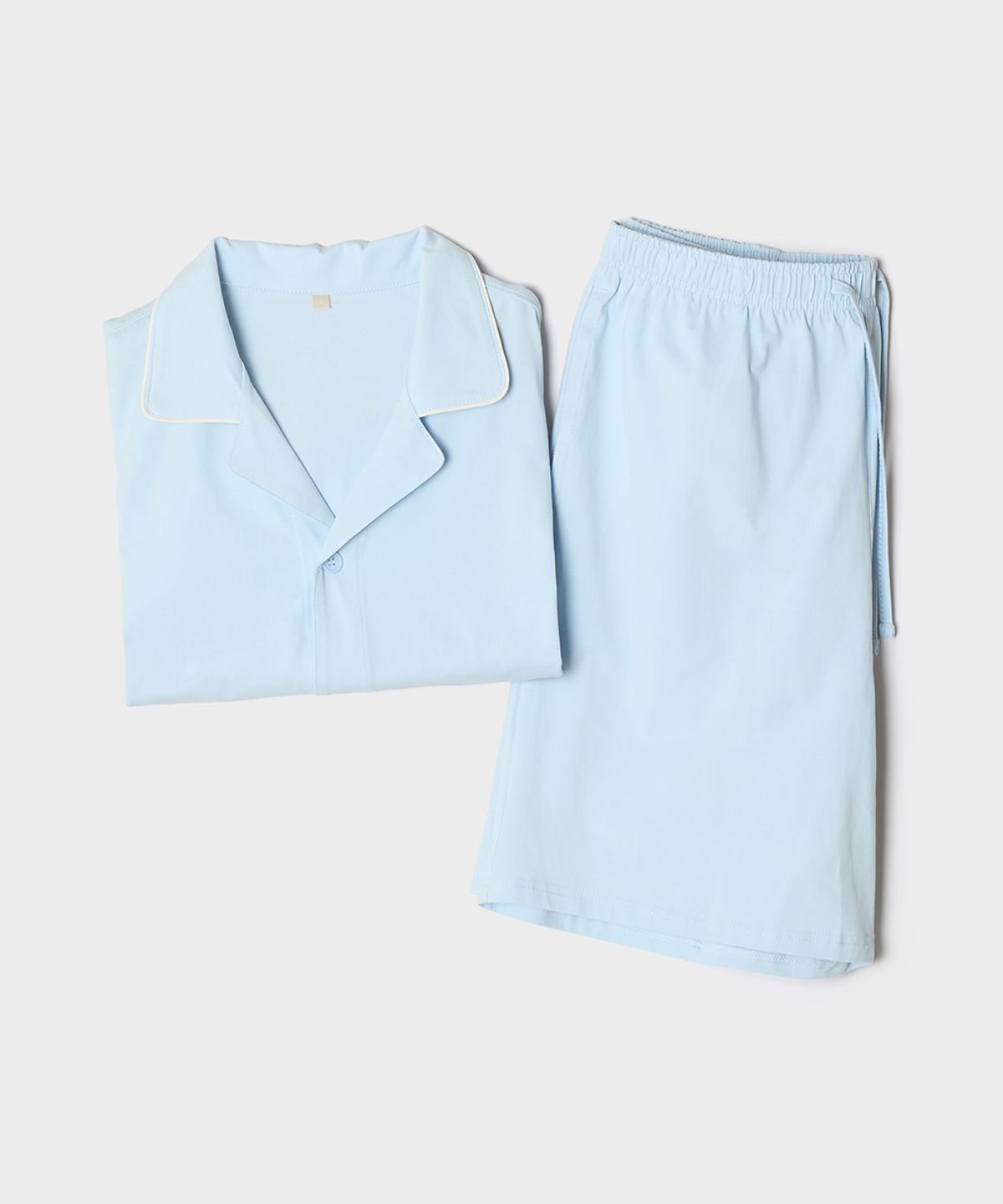 스파오(SPAO) [COMFORT] 면스판 반팔 파자마_SPLOG37A04