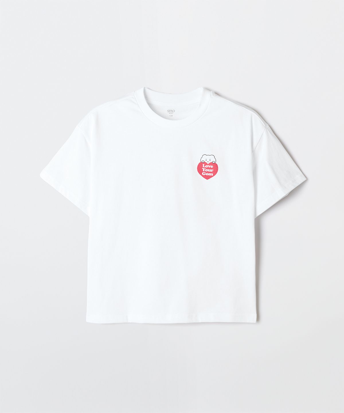스파오 키즈(SPAO KIDS) [키즈] (망그러진곰) 반팔티(WHITE)_SPRLG24KU1