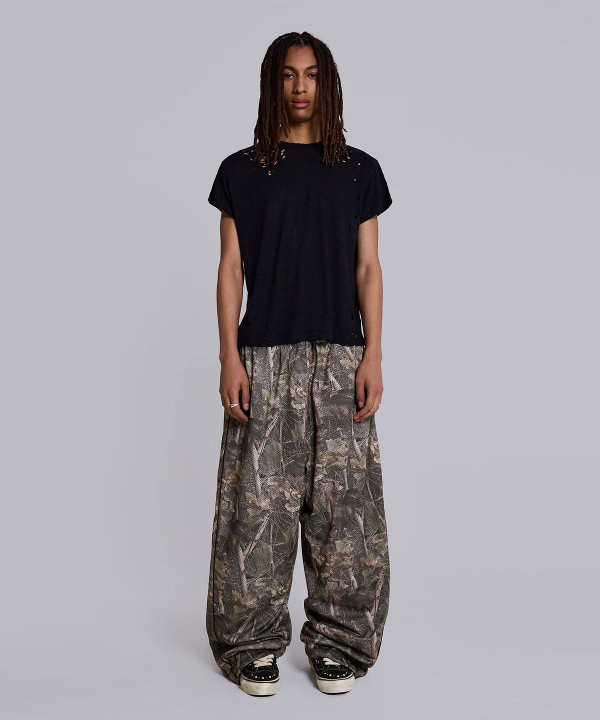 제이디드 런던(JADED LONDON) (U) 우드랜드 카모 베이퍼 조거 카키 WOODLAND CAMO VAPOR JOGGER KHAKI
